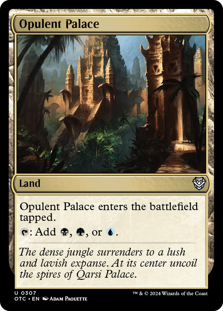 Opulent Palace — Outlaws of Thunder Junction Commander — Magic: The Gathering