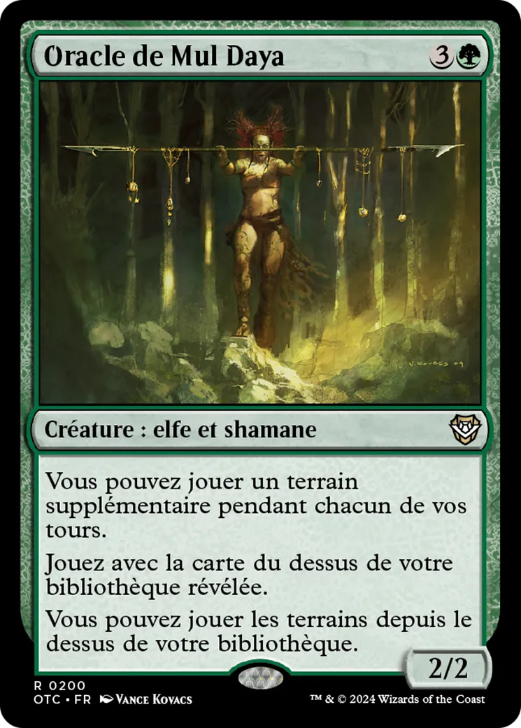Oracle de Mul Daya — Outlaws of Thunder Junction Commander — Magic: The Gathering