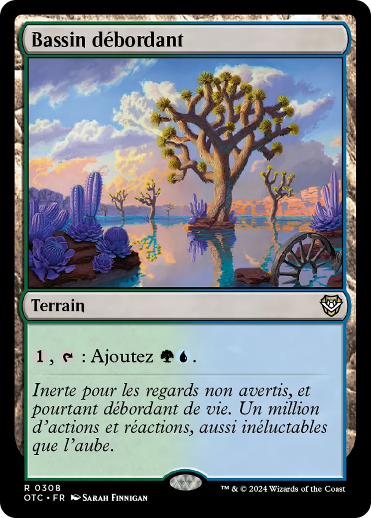 Bassin débordant — Outlaws of Thunder Junction Commander — Magic: The Gathering