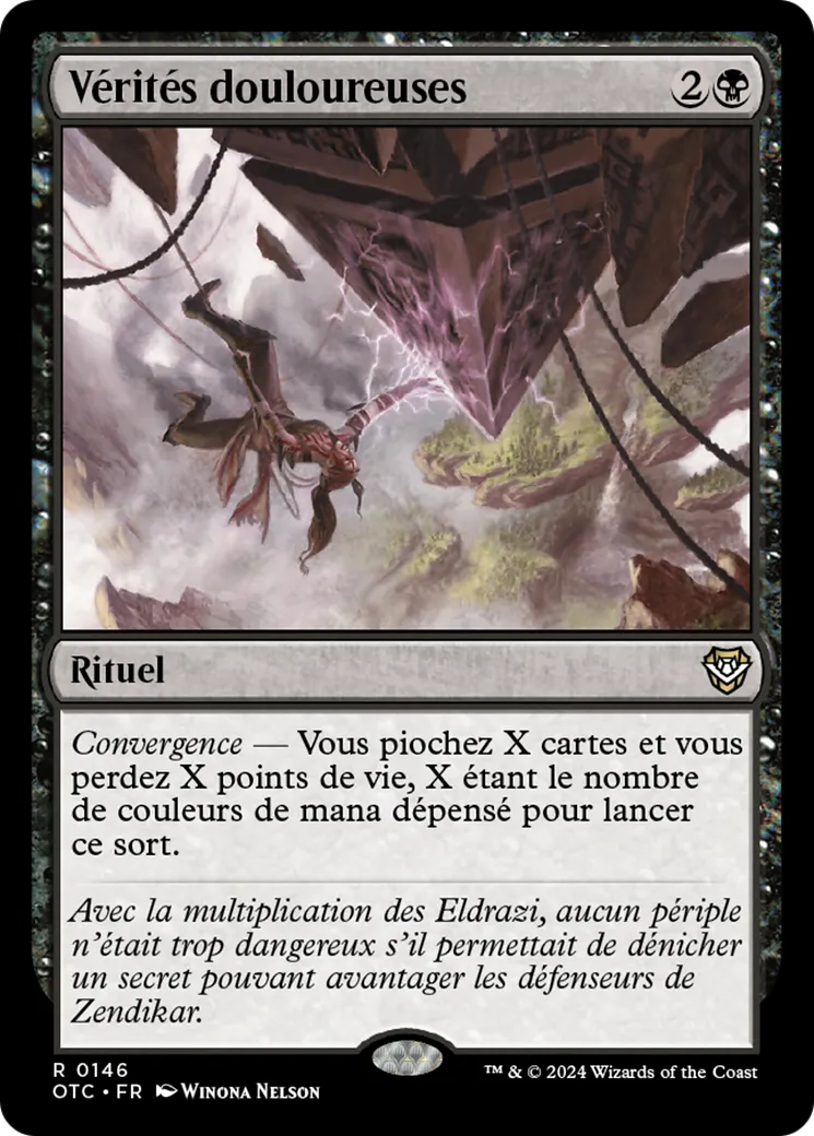 Vérités douloureuses — Outlaws of Thunder Junction Commander — Magic: The Gathering