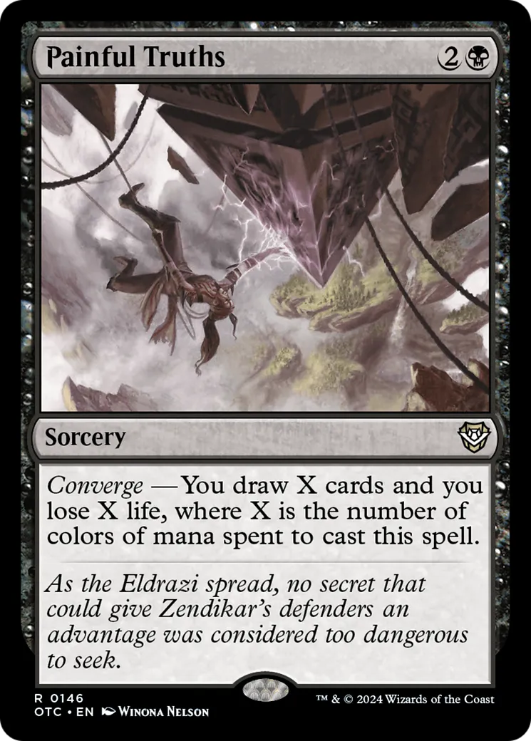 Painful Truths — Outlaws of Thunder Junction Commander — Magic: The Gathering