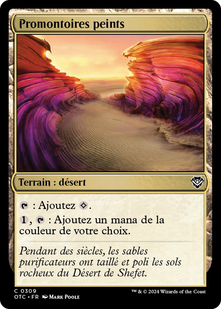 Promontoires peints — Outlaws of Thunder Junction Commander — Magic: The Gathering