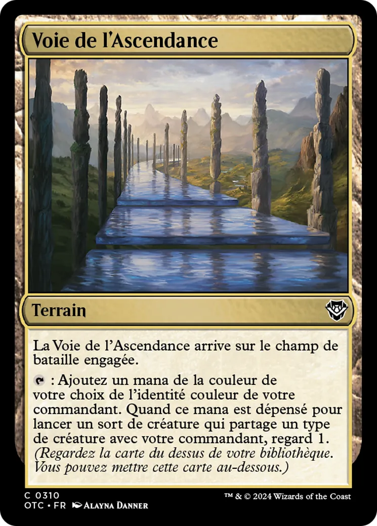 Voie de l'Ascendance — Outlaws of Thunder Junction Commander — Magic: The Gathering
