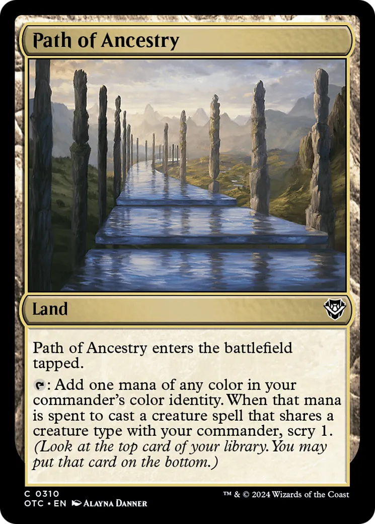Path of Ancestry — Outlaws of Thunder Junction Commander — Magic: The Gathering