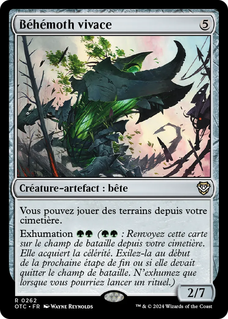Béhémoth vivace — Outlaws of Thunder Junction Commander — Magic: The Gathering