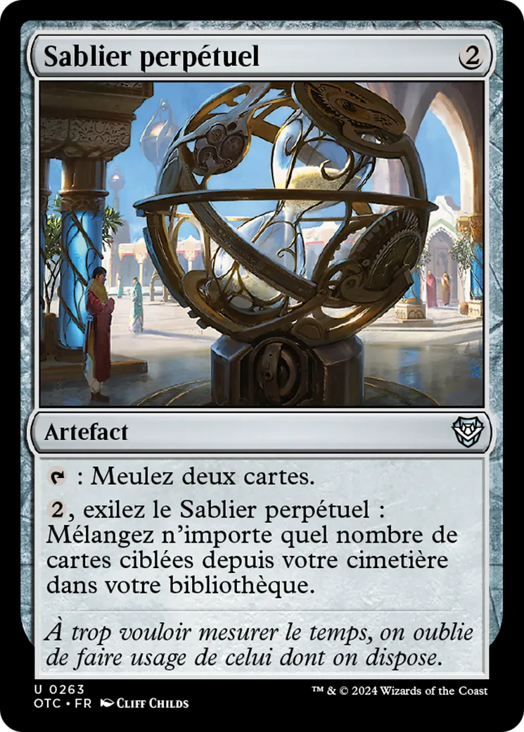 Sablier perpétuel — Outlaws of Thunder Junction Commander — Magic: The Gathering