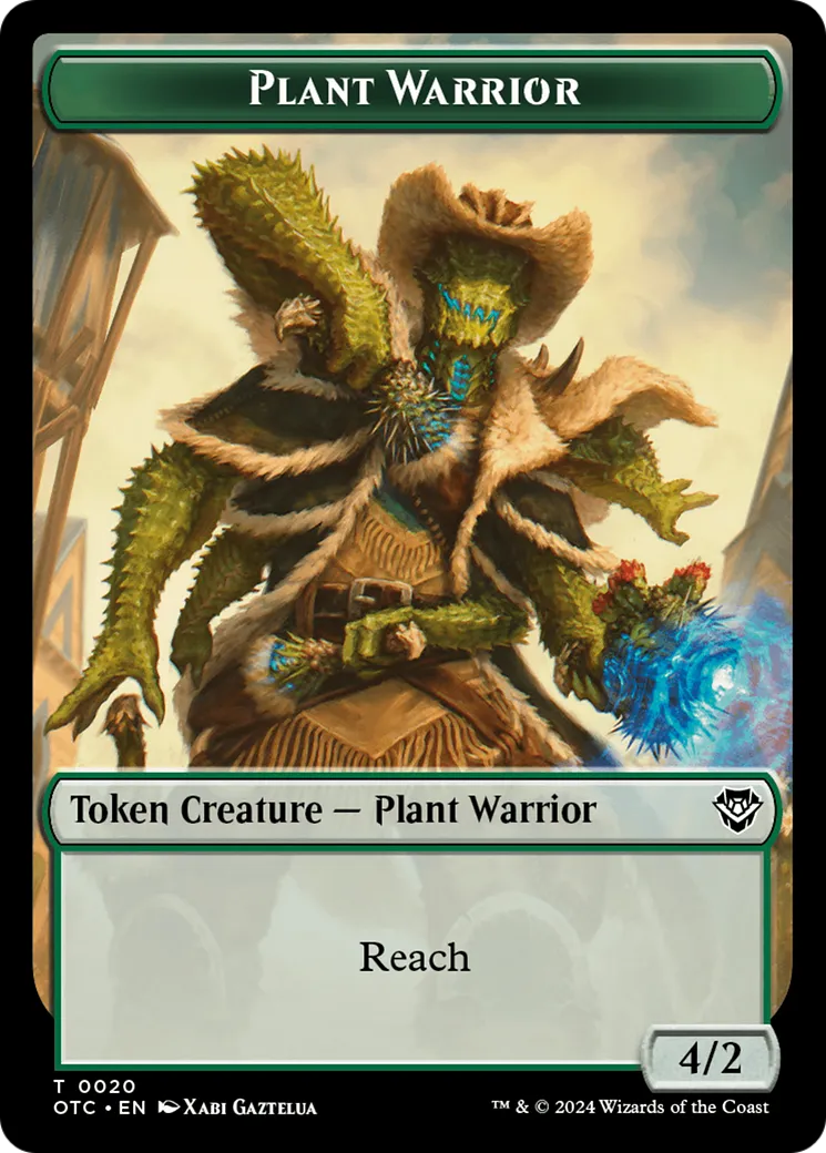 Plant Warrior — Outlaws of Thunder Junction Commander — Magic: The Gathering