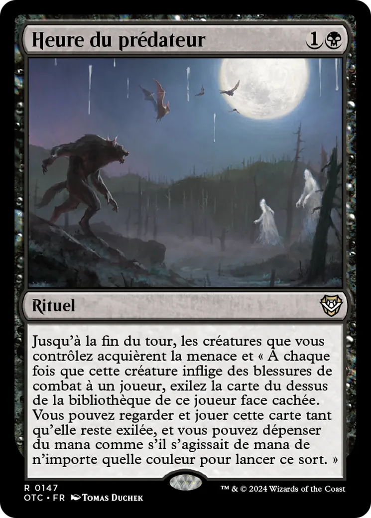 Heure du prédateur — Outlaws of Thunder Junction Commander — Magic: The Gathering