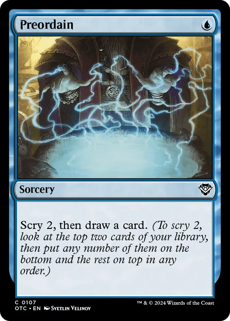 Prédestination — Outlaws of Thunder Junction Commander — Magic: The Gathering