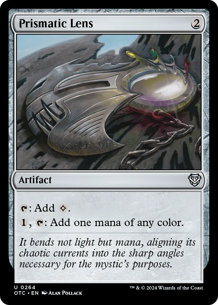 Prismatic Lens — Outlaws of Thunder Junction Commander — Magic: The Gathering