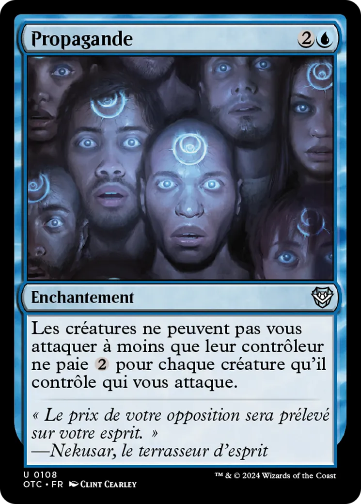 Propagande — Outlaws of Thunder Junction Commander — Magic: The Gathering