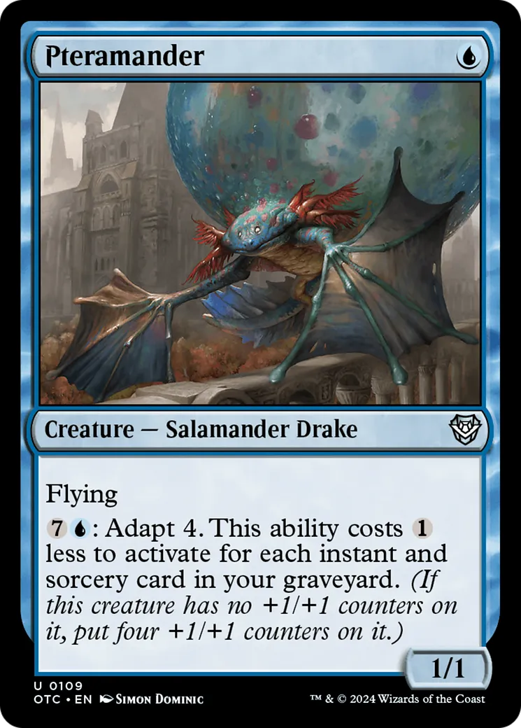 Pteramander — Outlaws of Thunder Junction Commander — Magic: The Gathering
