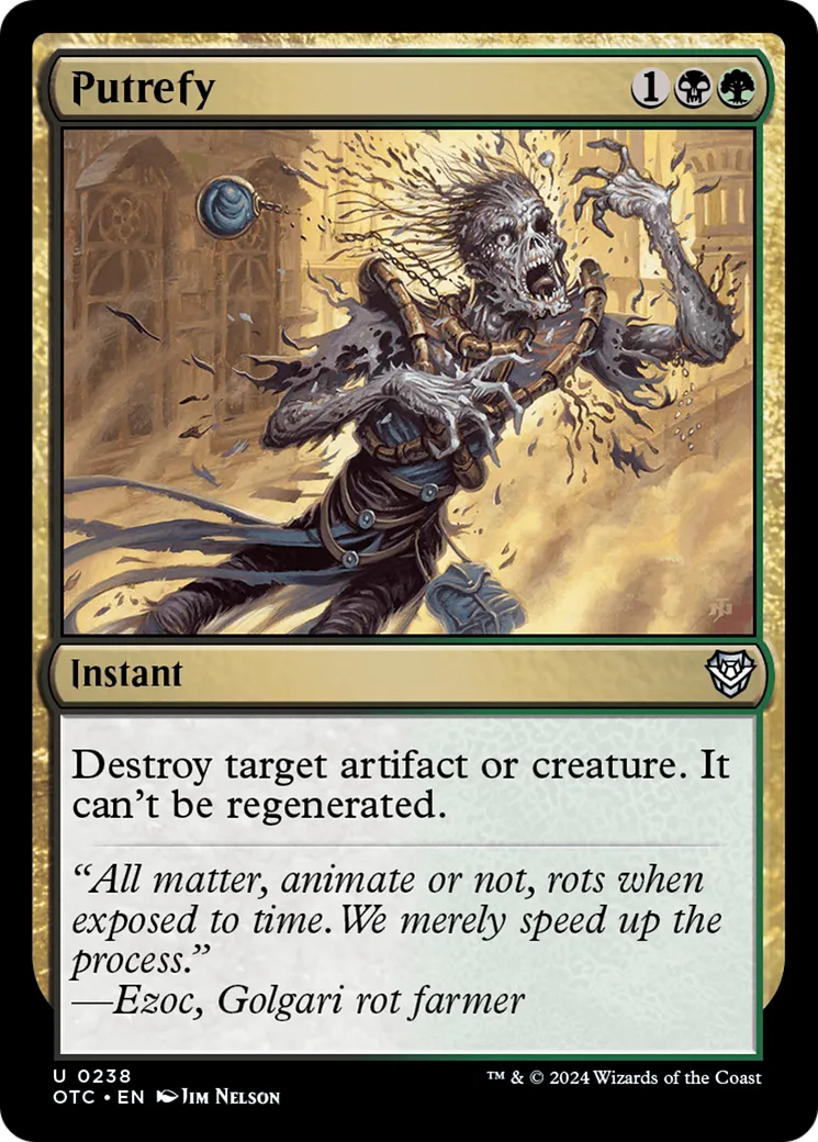 Putréfier — Outlaws of Thunder Junction Commander — Magic: The Gathering