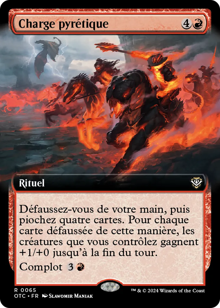 Charge pyrétique — Outlaws of Thunder Junction Commander — Magic: The Gathering