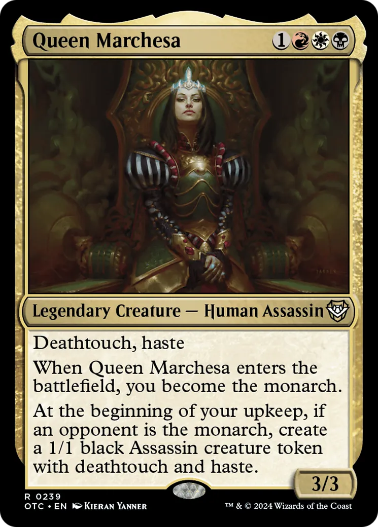 Queen Marchesa — Outlaws of Thunder Junction Commander — Magic: The Gathering