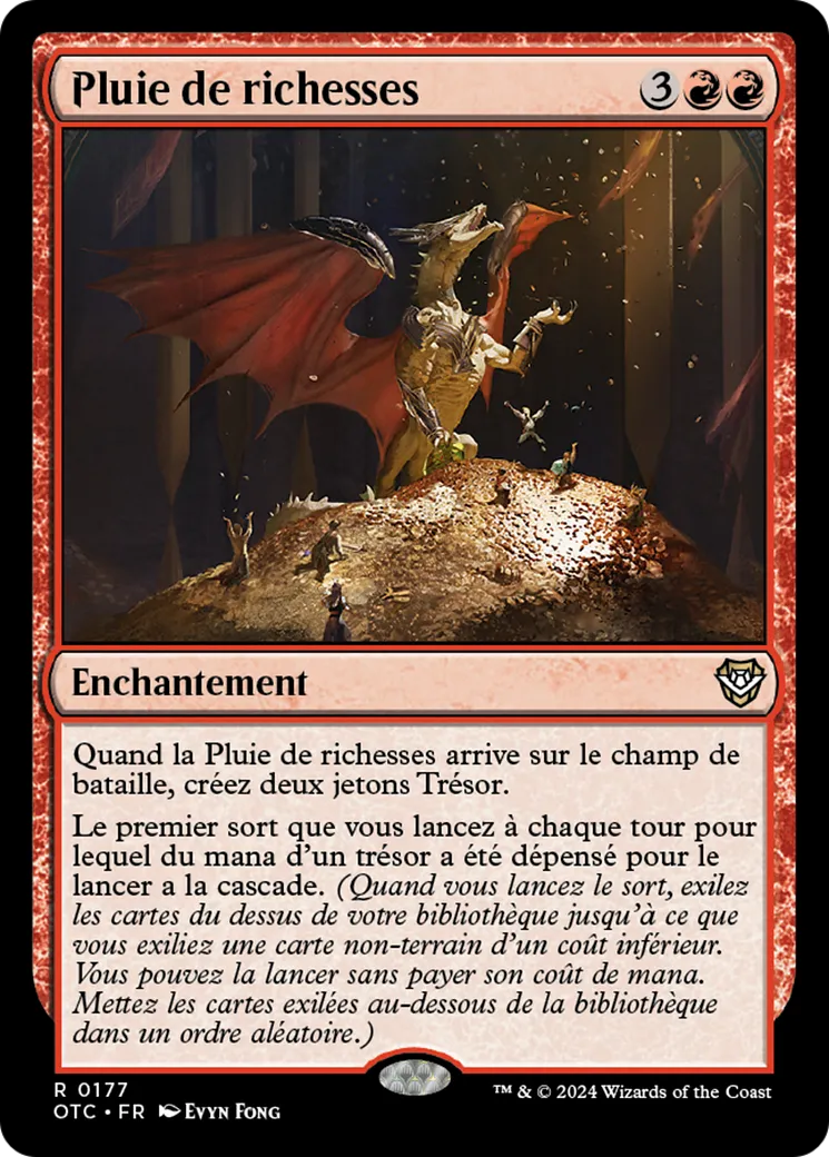 Pluie de richesses — Outlaws of Thunder Junction Commander — Magic: The Gathering