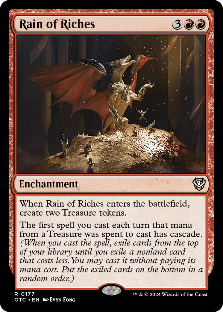 Rain of Riches — Outlaws of Thunder Junction Commander — Magic: The Gathering