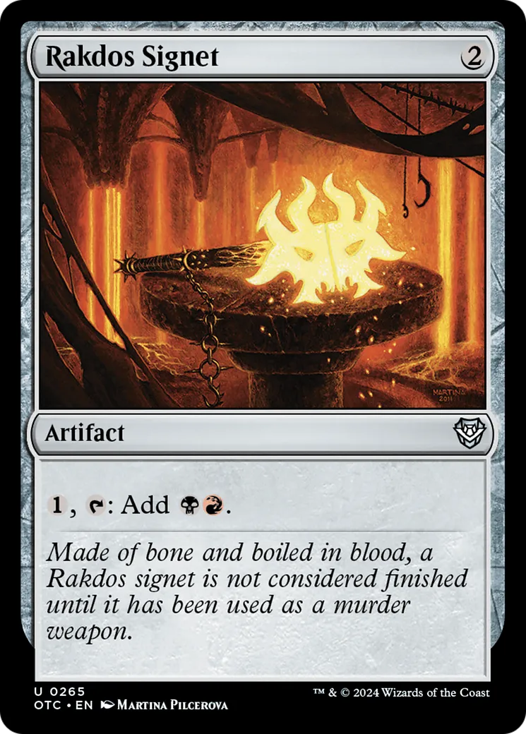 Rakdos Signet — Outlaws of Thunder Junction Commander — Magic: The Gathering