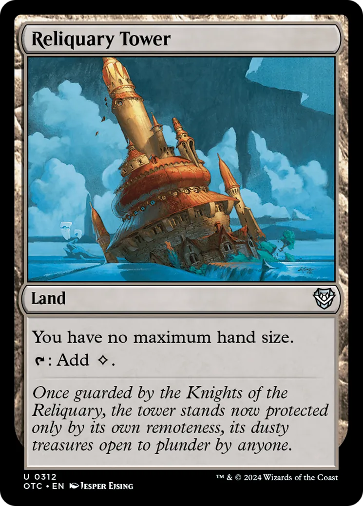 Reliquary Tower — Outlaws of Thunder Junction Commander — Magic: The Gathering