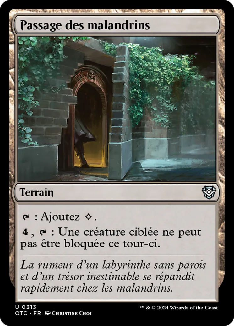 Passage des malandrins — Outlaws of Thunder Junction Commander — Magic: The Gathering