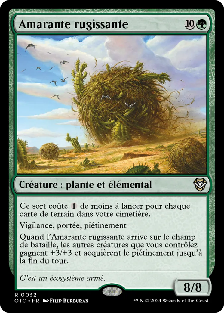 Amarante rugissante — Outlaws of Thunder Junction Commander — Magic: The Gathering