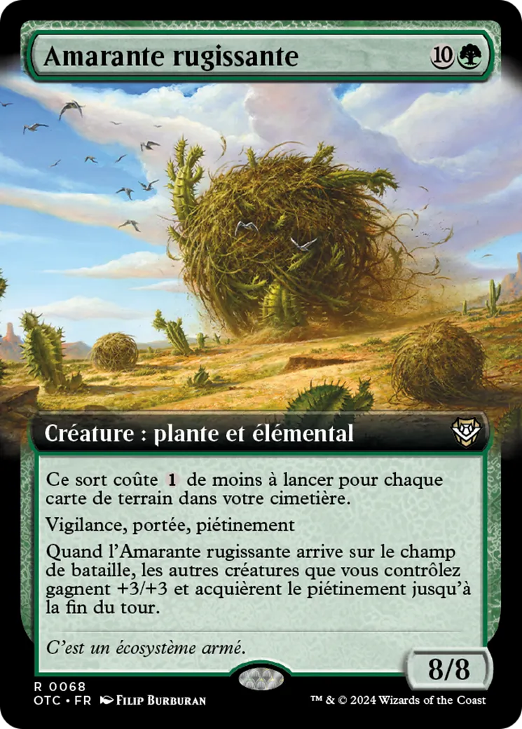 Amarante rugissante — Outlaws of Thunder Junction Commander — Magic: The Gathering