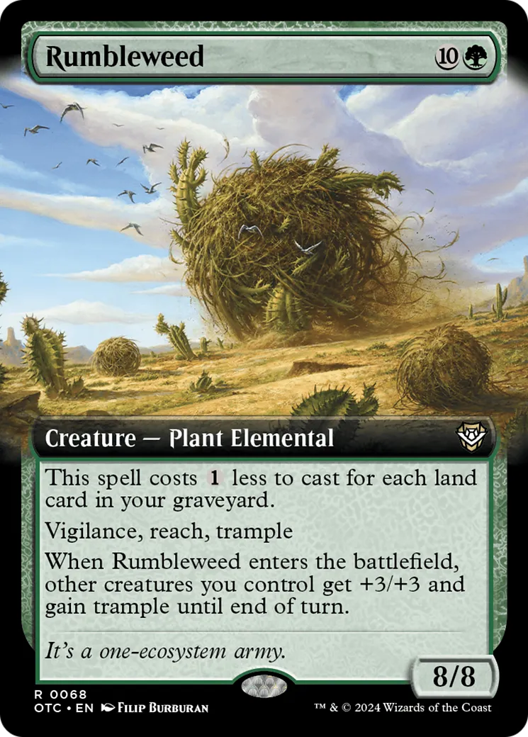 Rumbleweed — Outlaws of Thunder Junction Commander — Magic: The Gathering