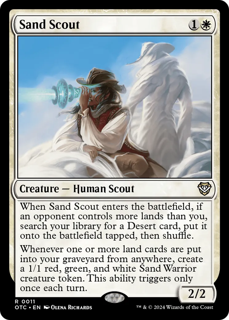Sand Scout — Outlaws of Thunder Junction Commander — Magic: The Gathering