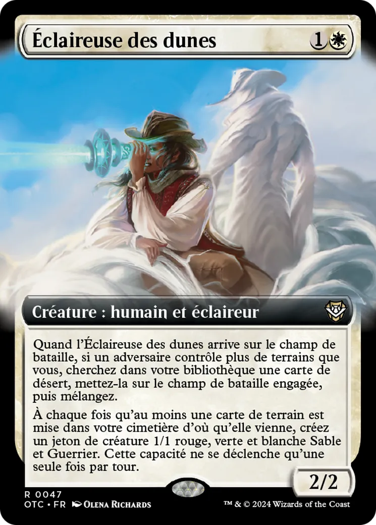 Éclaireuse des dunes — Outlaws of Thunder Junction Commander — Magic: The Gathering