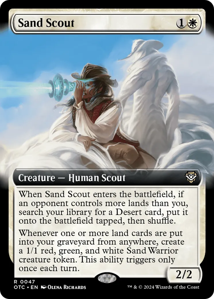 Sand Scout — Outlaws of Thunder Junction Commander — Magic: The Gathering