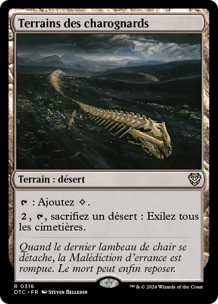Terrains des charognards — Outlaws of Thunder Junction Commander — Magic: The Gathering