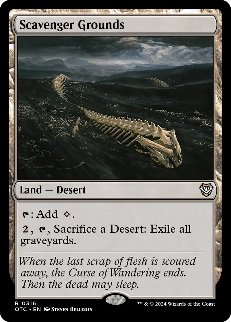 Terrains des charognards — Outlaws of Thunder Junction Commander — Magic: The Gathering