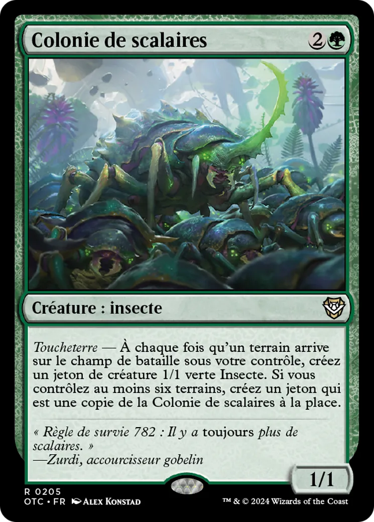 Colonie de scalaires — Outlaws of Thunder Junction Commander — Magic: The Gathering