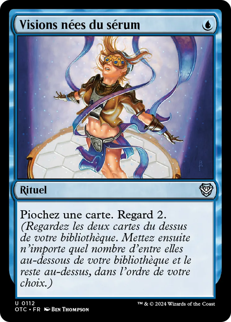 Visions nées du sérum — Outlaws of Thunder Junction Commander — Magic: The Gathering