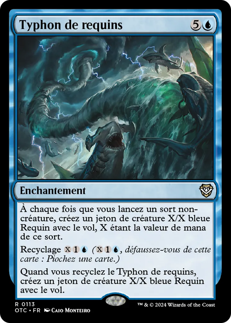 Typhon de requins — Outlaws of Thunder Junction Commander — Magic: The Gathering