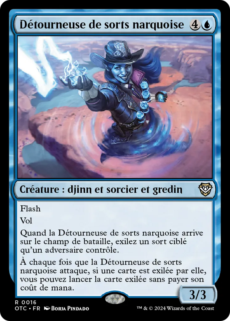 Détourneuse de sorts narquoise — Outlaws of Thunder Junction Commander — Magic: The Gathering