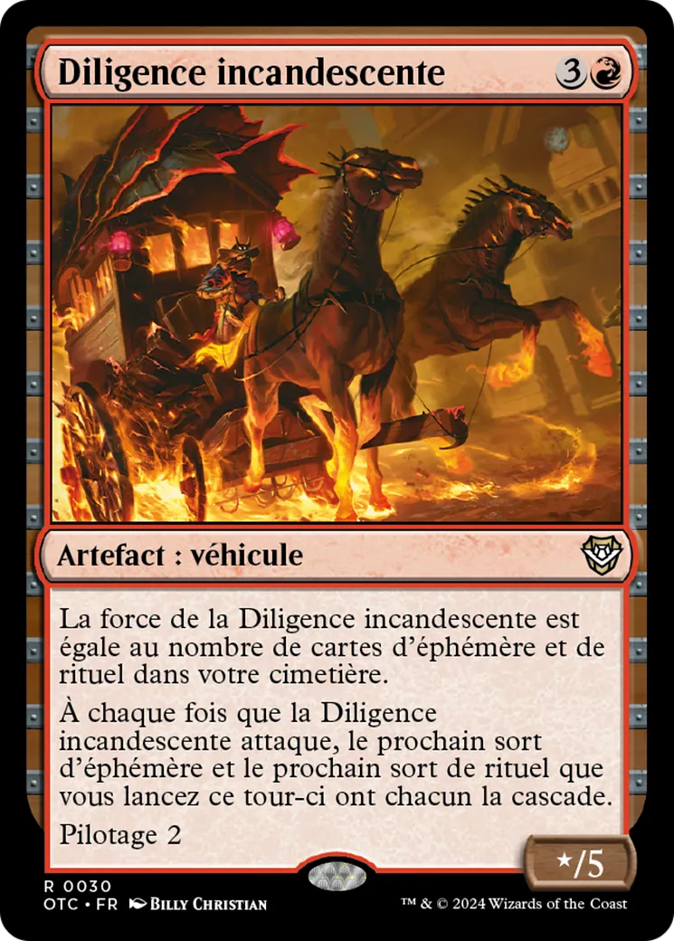 Diligence incandescente — Outlaws of Thunder Junction Commander — Magic: The Gathering