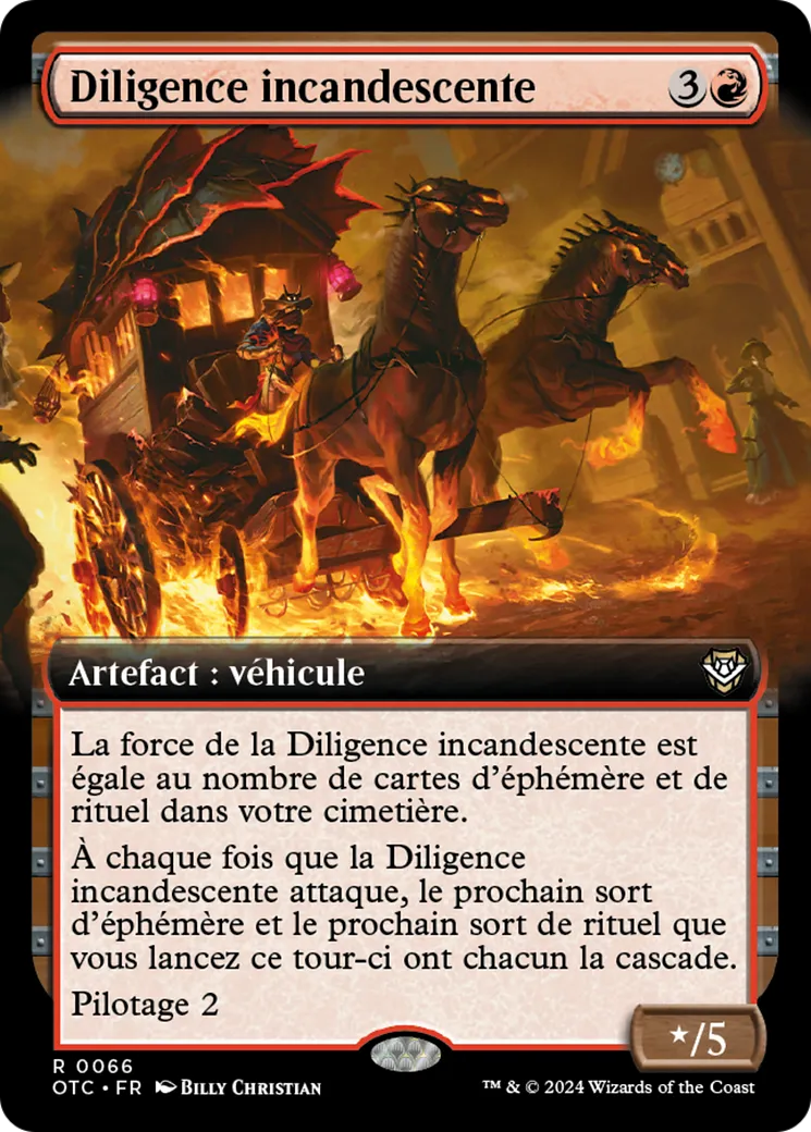 Diligence incandescente — Outlaws of Thunder Junction Commander — Magic: The Gathering