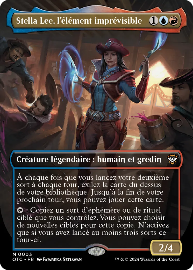 Stella Lee, l'élément imprévisible — Outlaws of Thunder Junction Commander — Magic: The Gathering