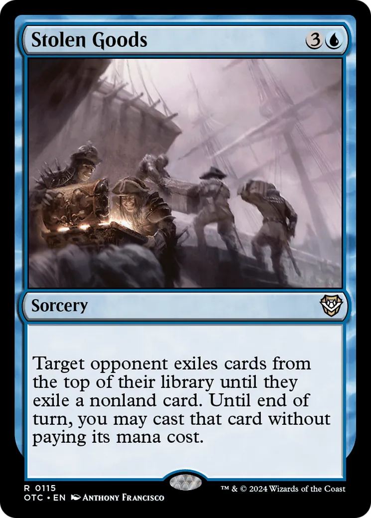 Stolen Goods — Outlaws of Thunder Junction Commander — Magic: The Gathering