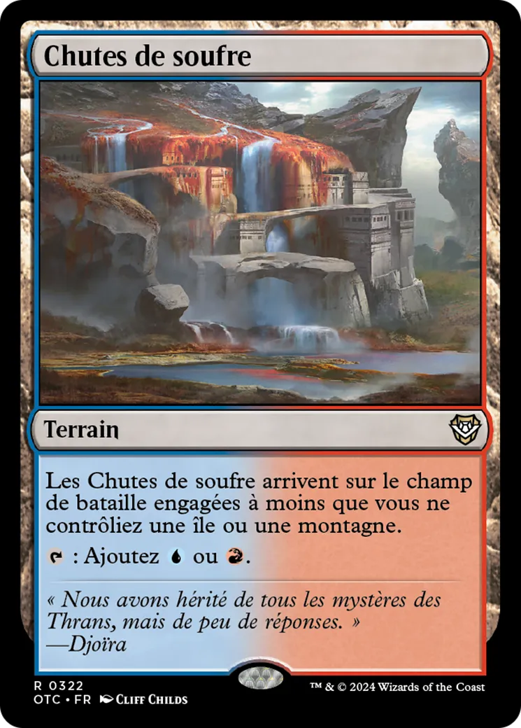 Chutes de soufre — Outlaws of Thunder Junction Commander — Magic: The Gathering