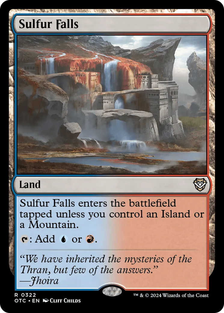 Sulfur Falls — Outlaws of Thunder Junction Commander — Magic: The Gathering