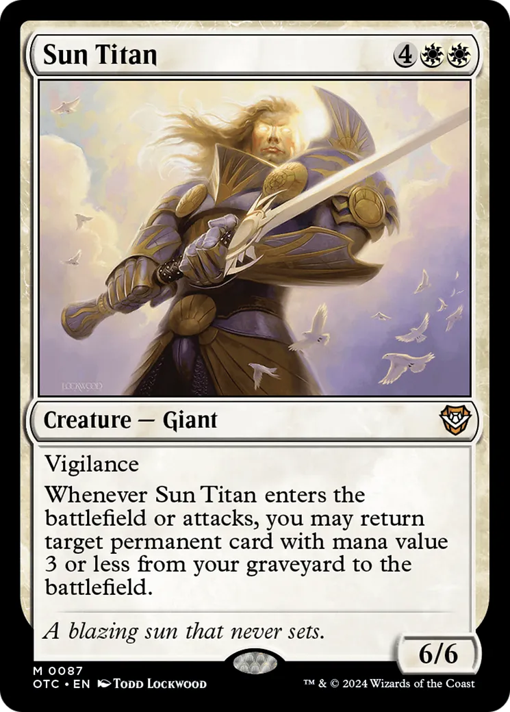 Titan solaire — Outlaws of Thunder Junction Commander — Magic: The Gathering