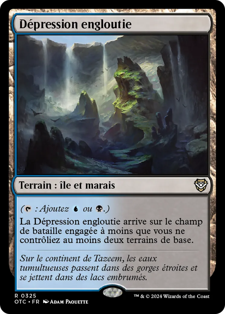 Dépression engloutie — Outlaws of Thunder Junction Commander — Magic: The Gathering