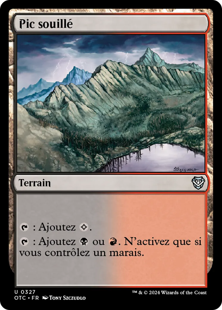 Pic souillé — Outlaws of Thunder Junction Commander — Magic: The Gathering