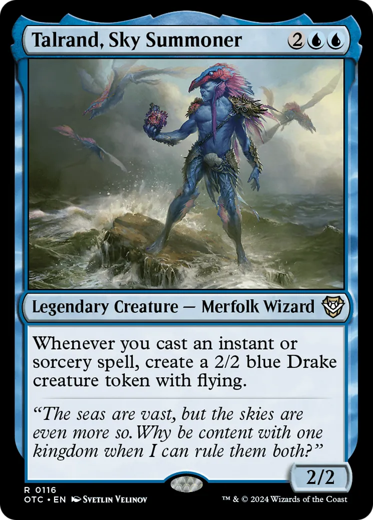 Talrand, Sky Summoner — Outlaws of Thunder Junction Commander — Magic: The Gathering