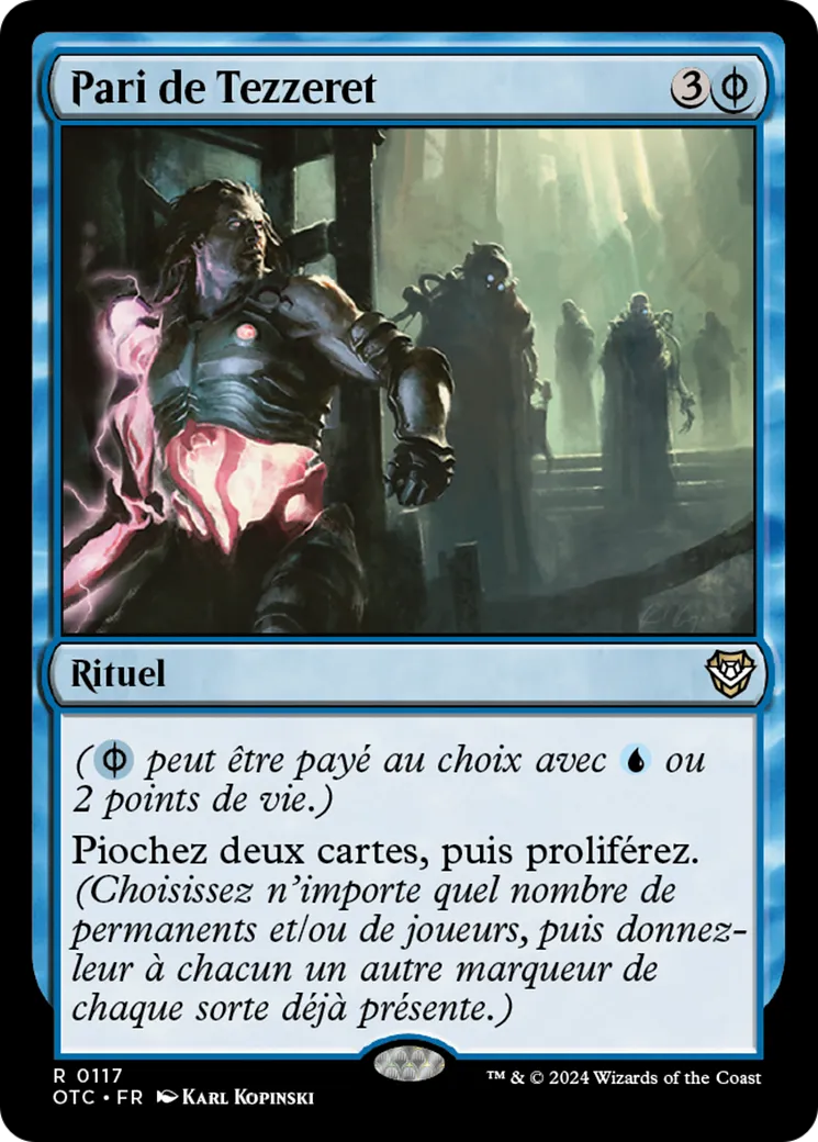 Pari de Tezzeret — Outlaws of Thunder Junction Commander — Magic: The Gathering