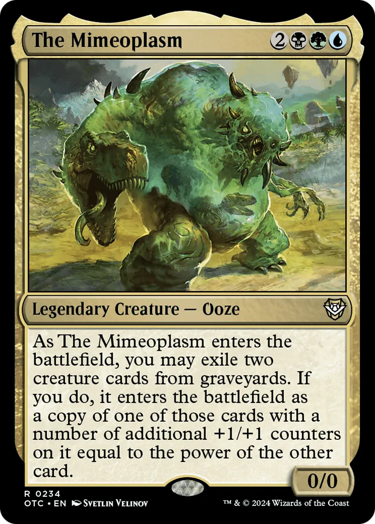 The Mimeoplasm — Outlaws of Thunder Junction Commander — Magic: The Gathering