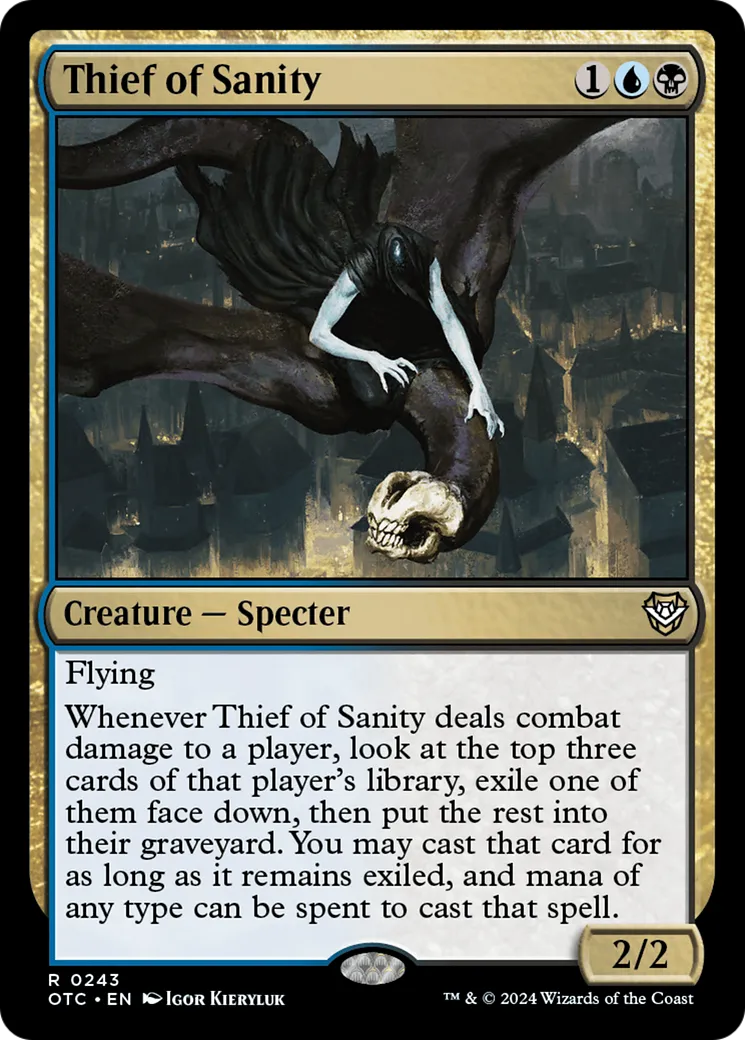 Thief of Sanity — Outlaws of Thunder Junction Commander — Magic: The Gathering