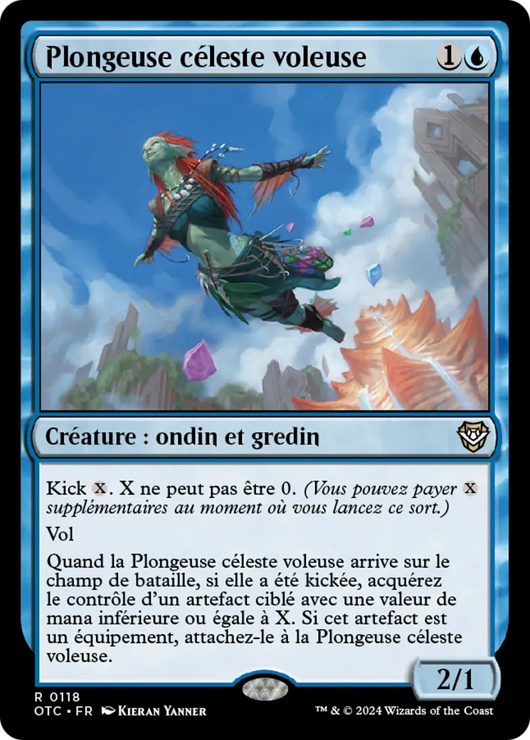 Plongeuse céleste voleuse — Outlaws of Thunder Junction Commander — Magic: The Gathering